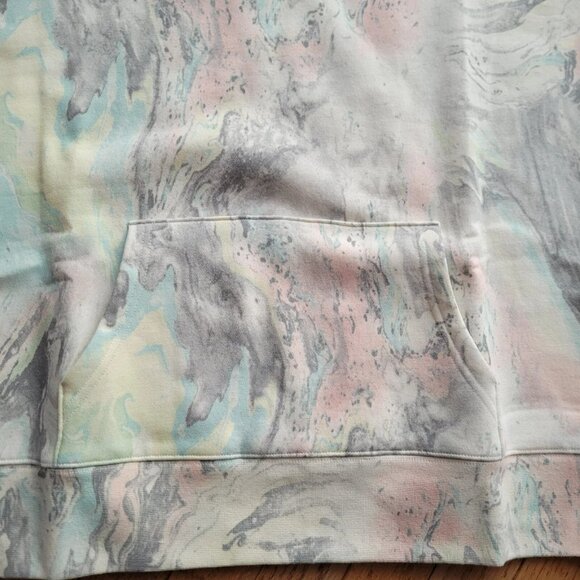 Rails Maren Hoodie Ivory Pastel Marble Women's Size M Sweatshirt - Picture 4 of 12